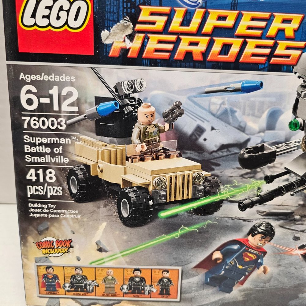 Lego Super Heroes DC Universe 76003 General ZOD Colonel Hardy FAORA TOR-AN READ - Picture 4 of 16